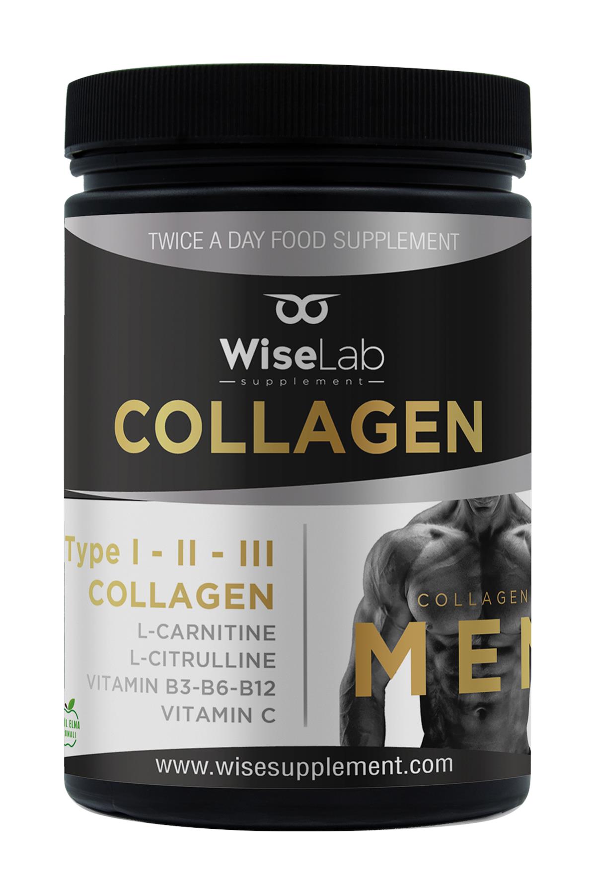 WiseLab Men Collagen 300gr Tip123 L-Carnitine L-Citrulline