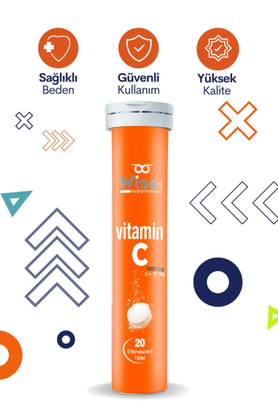 C Vitamin + Zinc 10mg Efervesan Tablet